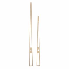 Kovové hodinové ručičky B30 (172 mm, 123 mm) - zlaté - Ručičky hodinové B30 pár zlaté