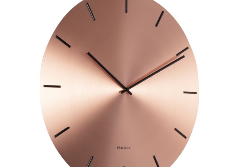 Dizajnové kyvadlové nástenné hodiny 5863CO Karlsson 47cm