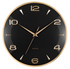 Dizajnové nástenné hodiny 6017BK Karlsson 40cm