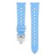 Kožený řemínek na hodinky PRIM RB.13279 (22 mm) - světle modro-bílý - RB.13279.2218.3100.L1