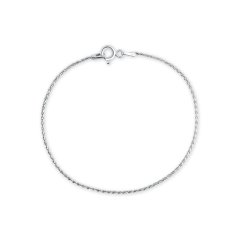 Strieborný náramok JVD SVLCSPGDSJ13517 (17cm)