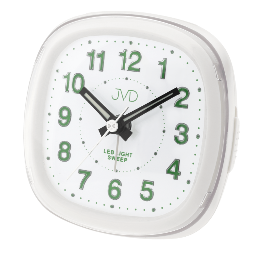 Budík s tichým chodem JVD VSRP813.6
