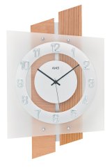 Designové nástěnné hodiny 5530 AMS řízené rádiovým signálem 46cm