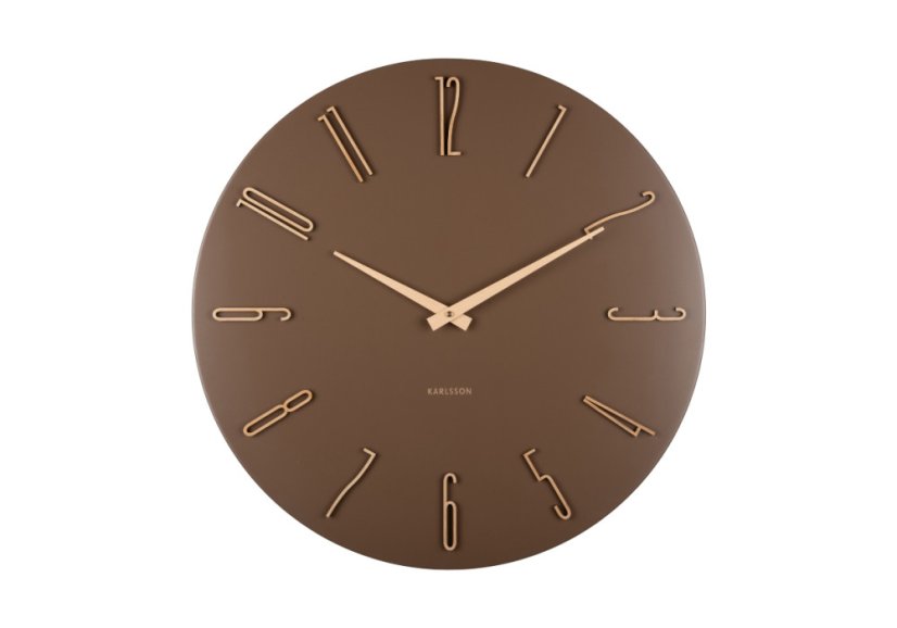Dizajnové nástenné hodiny 6073BR Karlsson 50cm