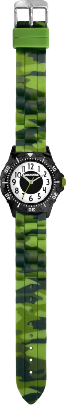 CLOCKKODIEL Svietiace maskáčové športové chlapčenské detské hodinky SPORT 4.0