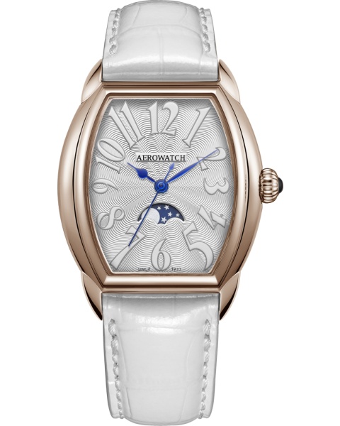 Aerowatch Streamline Moon Phase Quartz A 43958 RO08