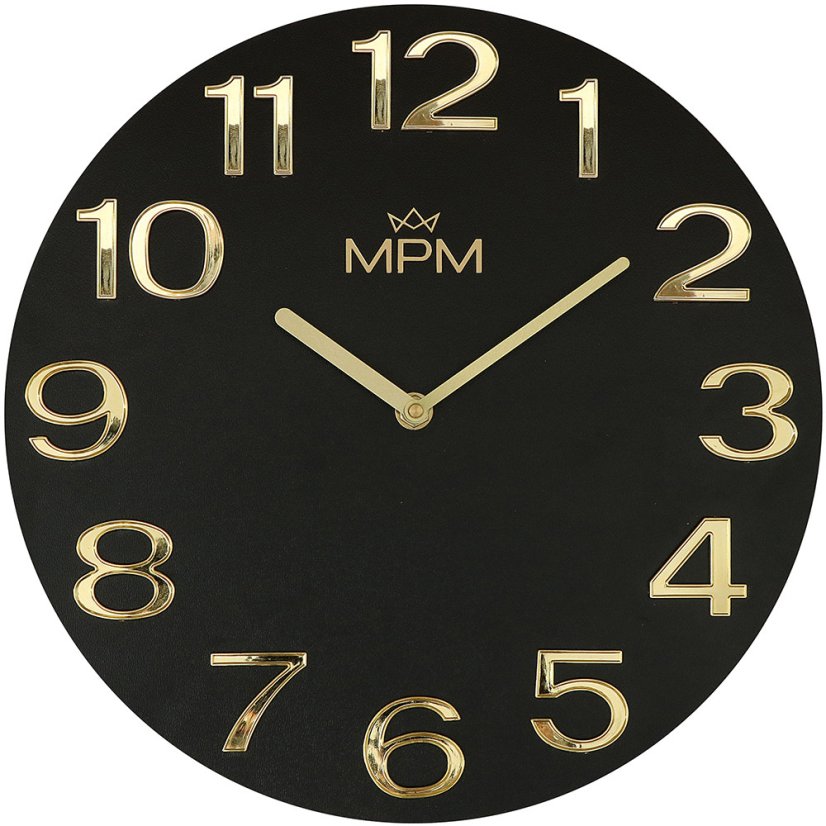 Drevené hodiny s tichým chodom MPM Timber Simplicity - F - E07M.4222.9080