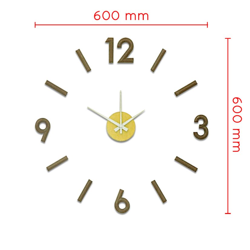 Nalepovacie hodiny MPM E01.3771.50