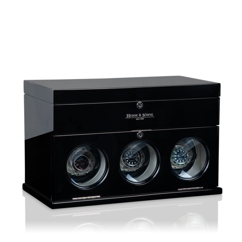 Natahovač hodinek HEISSE & SÖHNE 70019-244.142 Loop 3+5 Prime - Black