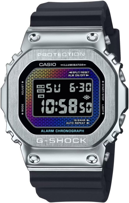 CASIO GM-5600RW-1ER G-Shock Rainbow Brick Wall Series