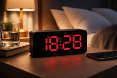 Digitální svítící budík do sítě JVD SB3658.7