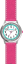 Ružové trblietavé dievčenské detské hodinky so kamienkami CLOCKODILE SPARKLE