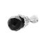 Nerezový prívesok Michelle - striebornočiernej farby - SPD.5778