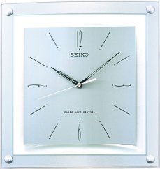 Nástěnné rádiem řízené hodiny Seiko QXR205S