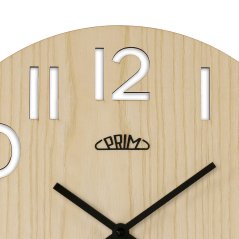 Nástěnné hodiny s tichým chodem PRIM Authentic Veneer - A - E07P.4242.53