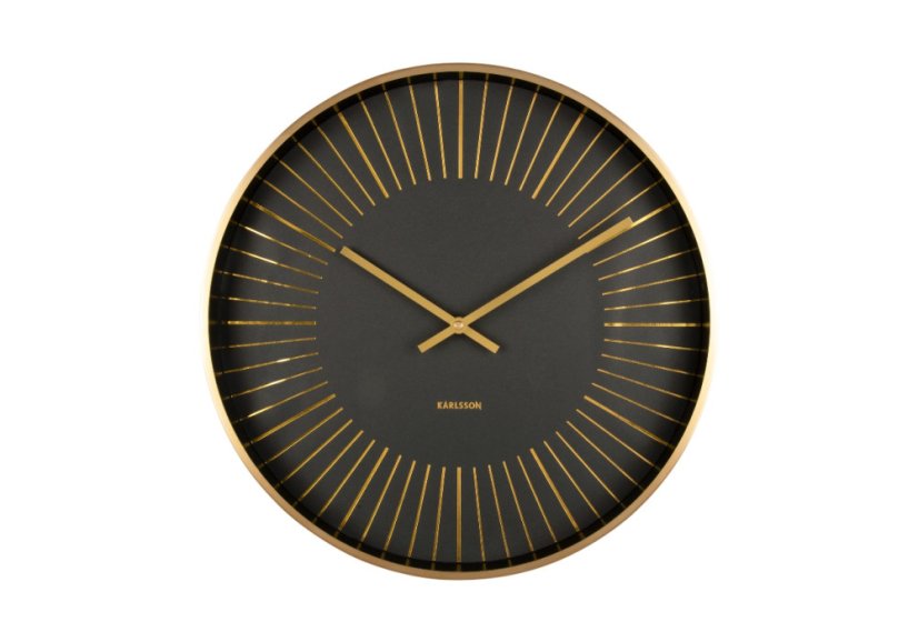 Dizajnové nástenné hodiny 5917BK Karlsson 40cm