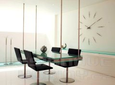 Dizajnové nástenné hodiny Nomon Merlin Walnut 125cm