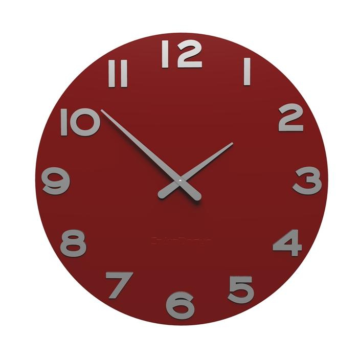 Dizajnové hodiny 10-205 CalleaDesign 60cm (viac farieb) Farba grafitová (tmavo šedá)-3 - RAL9007