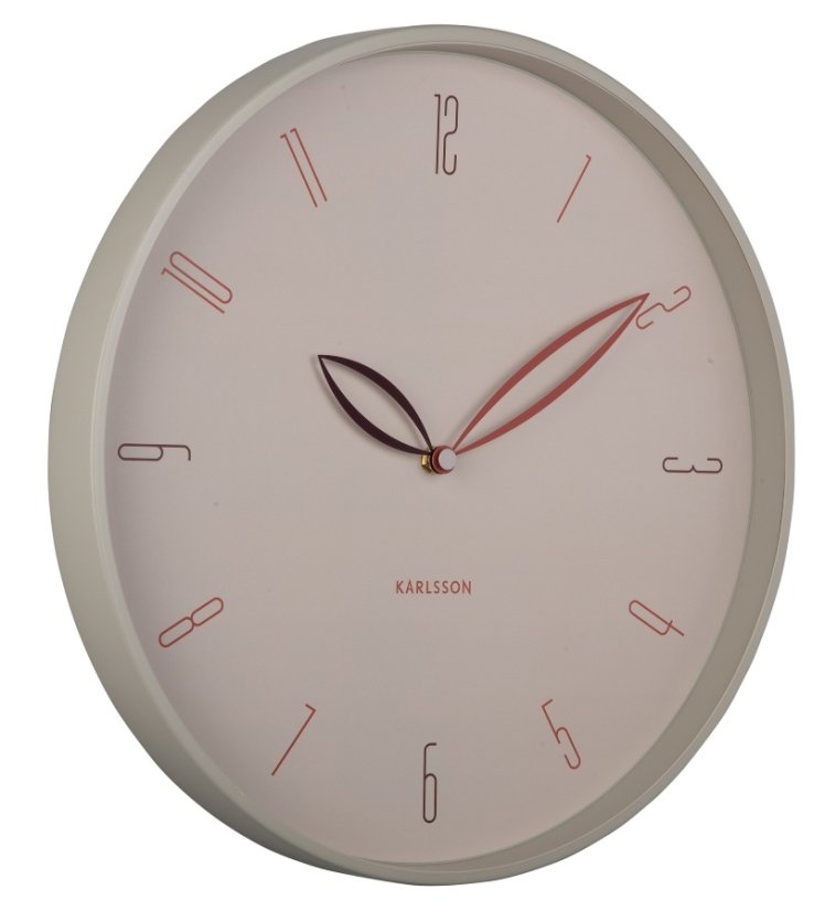Designové nástěnné hodiny 6012WG Karlsson 40cm
