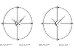 Dizajnové nástenné hodiny I205GRA IncantesimoDesign 66cm