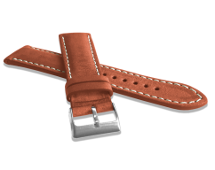 LAVVU Prírodne farbený hnedý remienok NATURE z kože Top Grain - 24