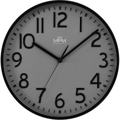Nástenné hodiny s tichým chodom MPM Naxer - B - E01.4505.92