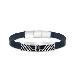 Náramok POLICE Lattitude Silver Black PEAGB2211702