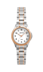 Dámské hodinky LAVVU ARENDAL Original Rose Gold Bicolor s vodotěsností 100M  LWL5024