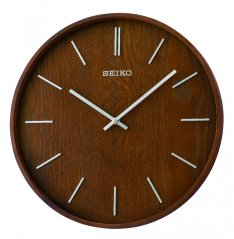 Nástenné drevené hodiny Seiko QXA765B