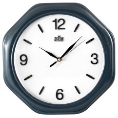 Nástěnné hodiny MPM  Favo – tmavě modré - E01.2433.32