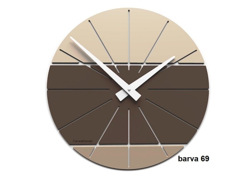 Dizajnové hodiny 10-029 CalleaDesign Benja 35cm (viac farebných verzií) Farba zelené jablko-76