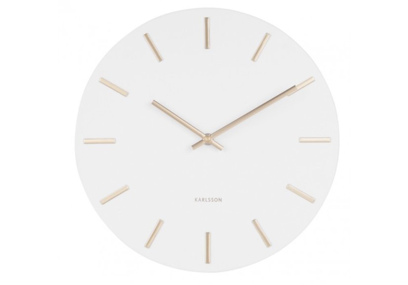 Dizajnové nástenné hodiny 5821WH Karlsson 30cm