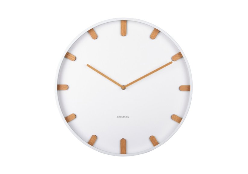 Designové nástěnné hodiny 5942WH Karlsson 40cm