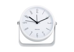 Designový budík 5989WH Karlsson 12cm