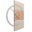 Dizajnové hodiny 10-123 CalleaDesign Adam 45 x 60cm (viac farebných variantov) Farba terracotta(tehlová)-24 Dyha zebrano - 87