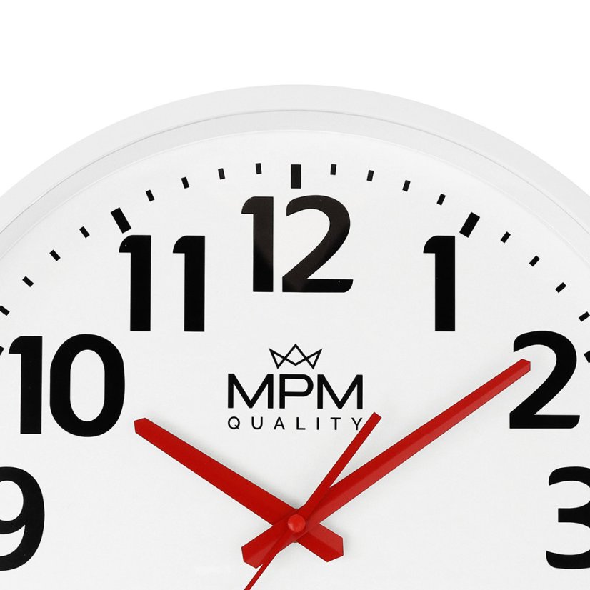 Nástenné hodiny s tichým chodom MPM Classic - A - E01.4205.0000
