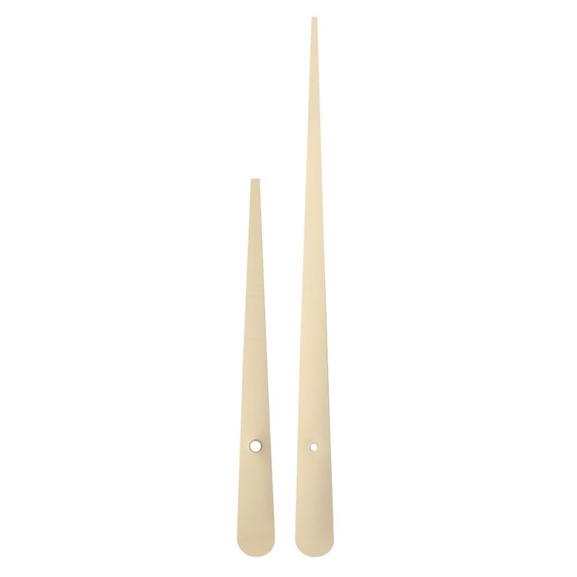 Kovové hodinové ručičky 006985 (215 mm, 131 mm) - zlaté - E34.4997.006985