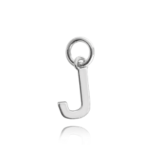 MINET Strieborný príves drobné písmeno "J"