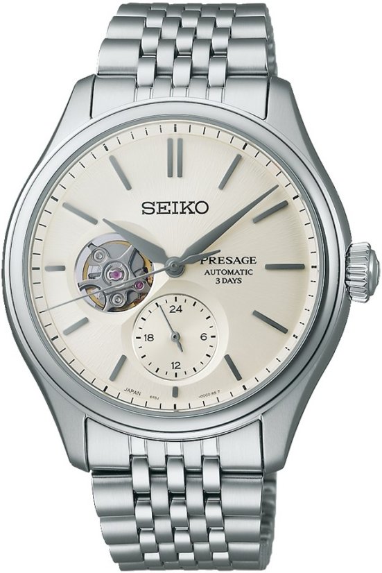 Seiko SPB469J1 Presage Classic ‘Shiro-iro’ Open heart