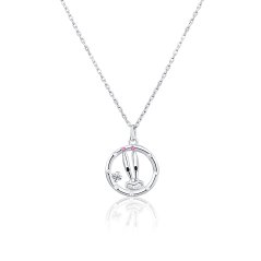 Stříbrný náhrdelník JVD SVLN0357XI2BA45