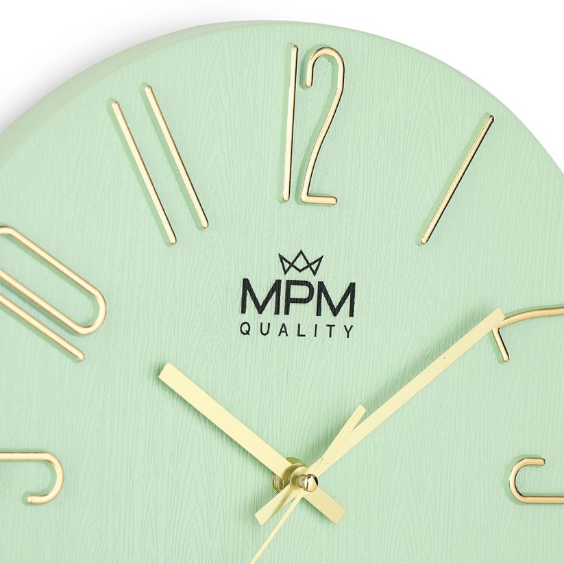 Nástěnné hodiny s tichým chodem MPM Primera - B - E01.4302.40