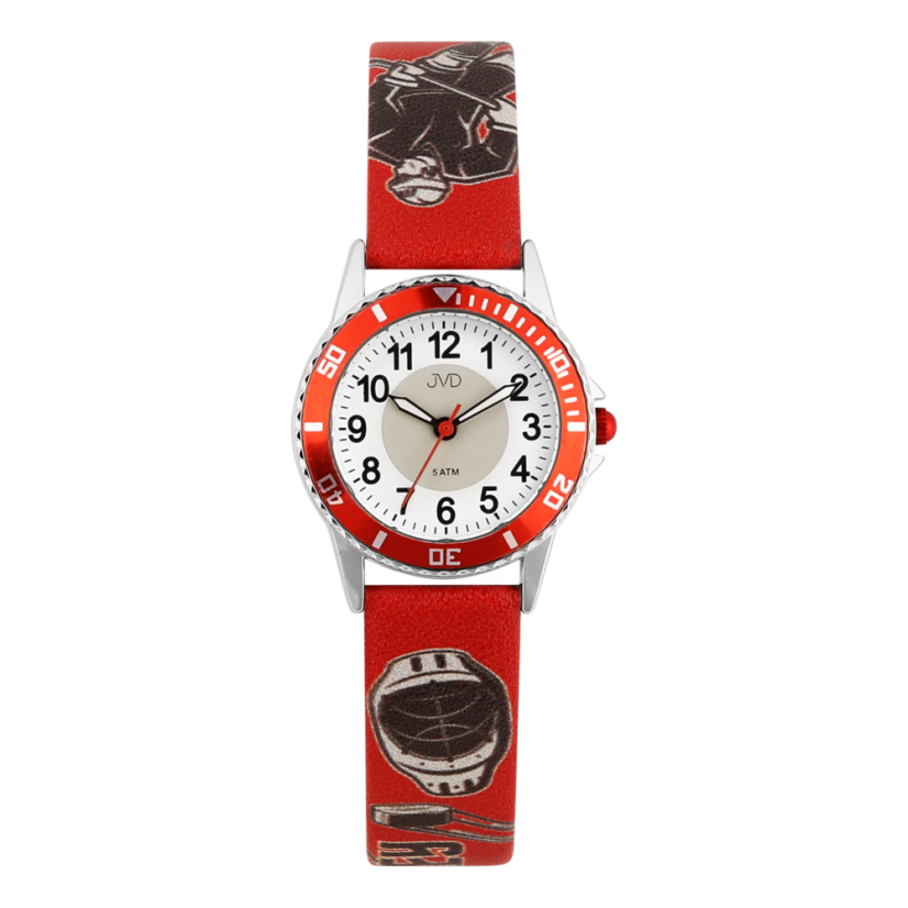 Dětské náramkové hodinky s motivem hokej JVD J7230.3